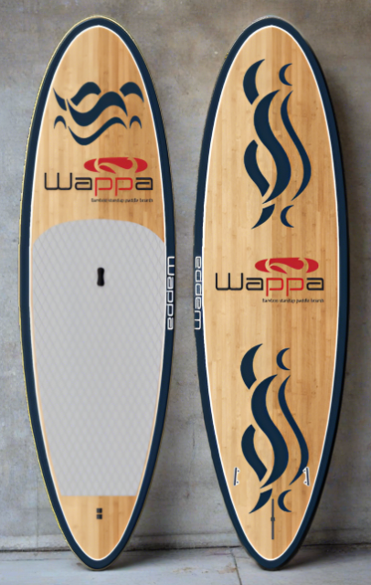 Olas Stand-Up Paddle Board - Bamboo SUP from Wappa