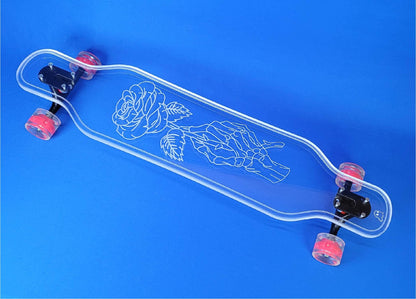 SKELETON ROSE LONGBOARD